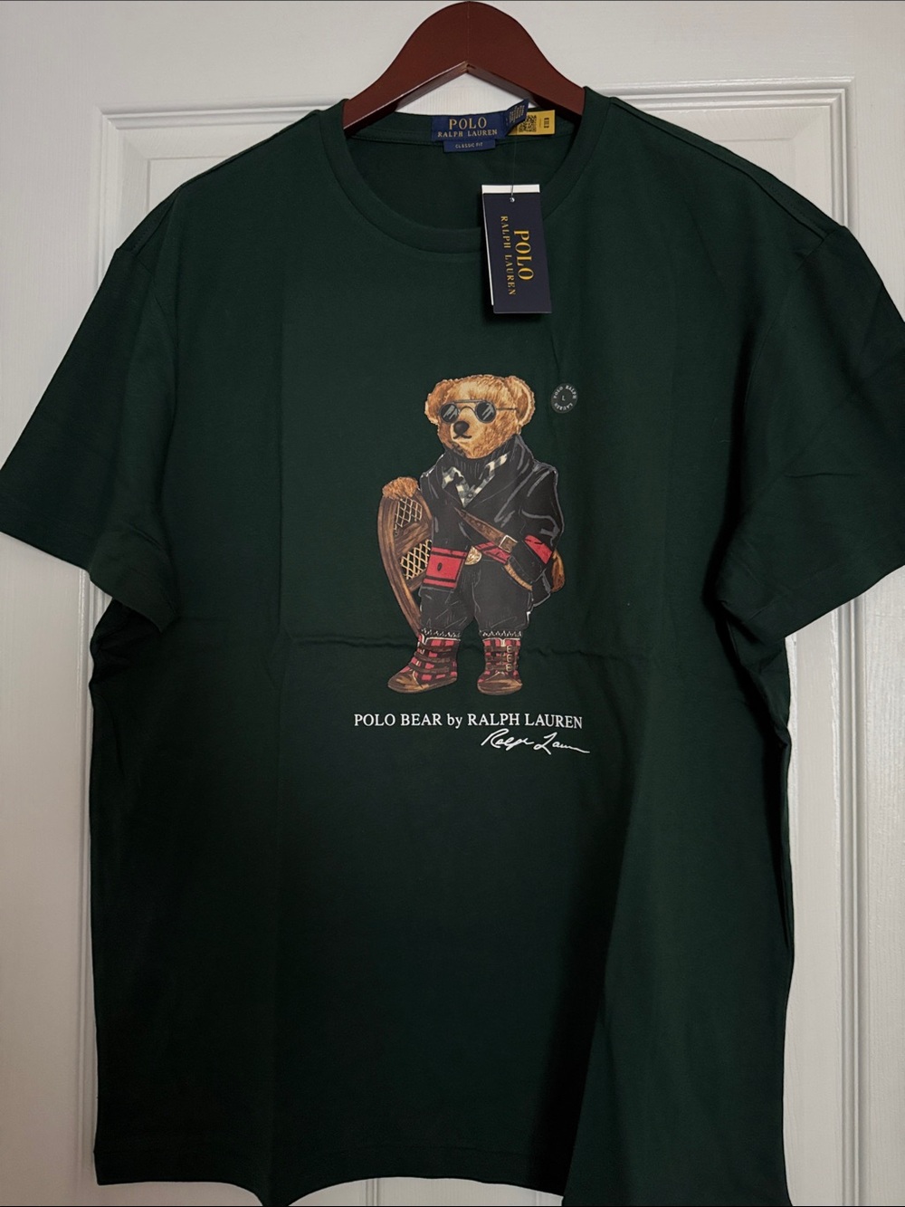 Polo by Ralph Lauren Dark Green Polo Bear Graphic Tee